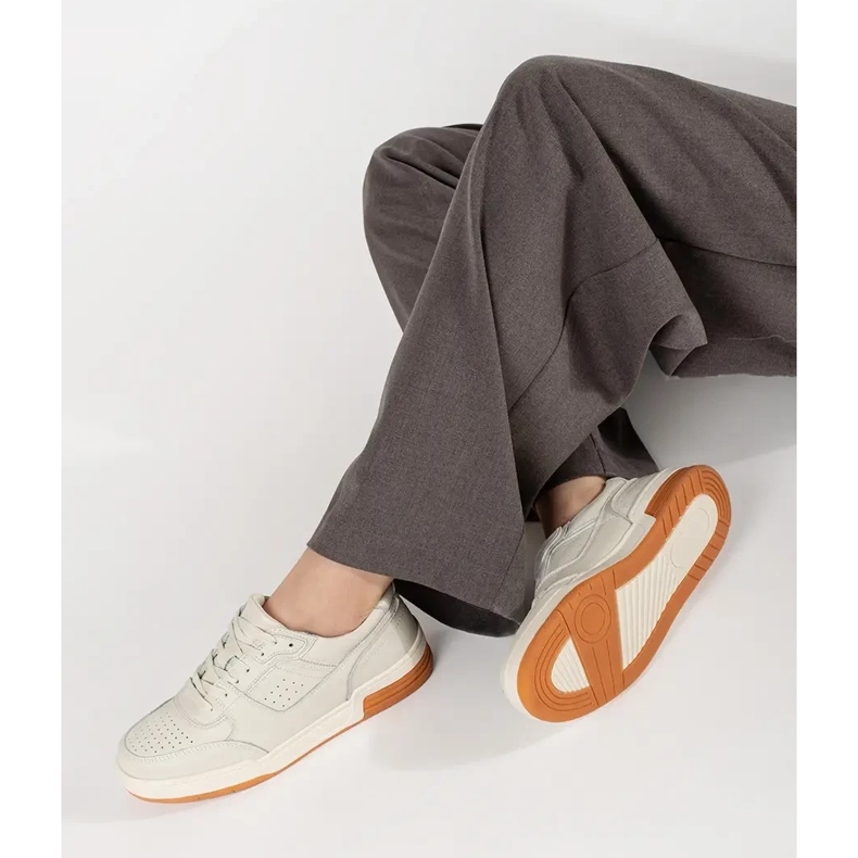 Light beige platform sneakers 1 Light beige platform sneakers 1