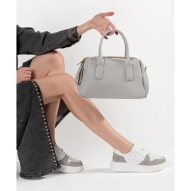 Goodin White leather sneakers on the platform 1 Goodin White leather sneakers on the platform 1