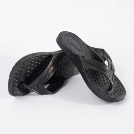 Black men's flip -flops 1