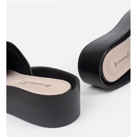 Goodin Black women's flip-flops with a chain 1 Goodin Black women's flip-flops with a chain 1