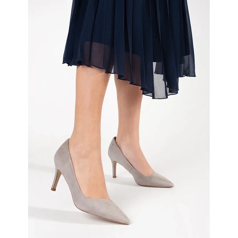 Seastar Gray high heel pumps grey 2