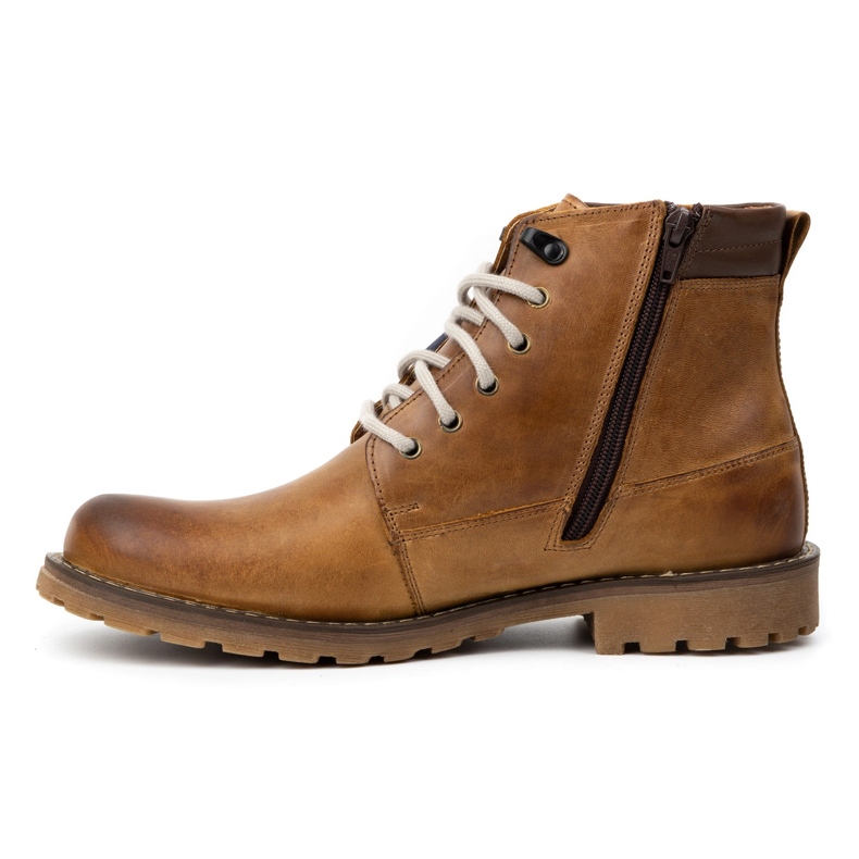 Olivier Men's leather winter shoes 754 light brown 1 Olivier Men's leather winter shoes 754 light brown 1