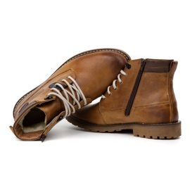 Olivier Men's leather winter shoes 754 light brown 3 Olivier Men's leather winter shoes 754 light brown 3