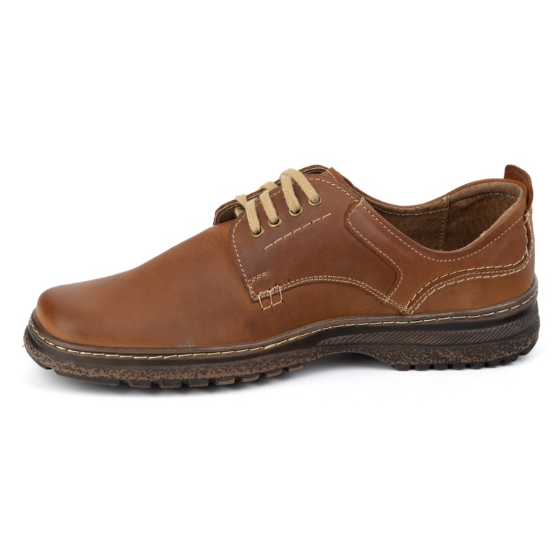 Olivier Men's leather shoes casual 221gt camel brown 1 Olivier Men's leather shoes casual 221gt camel brown 1