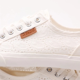 Big Star women's sneakers with pattern W274925 white 2