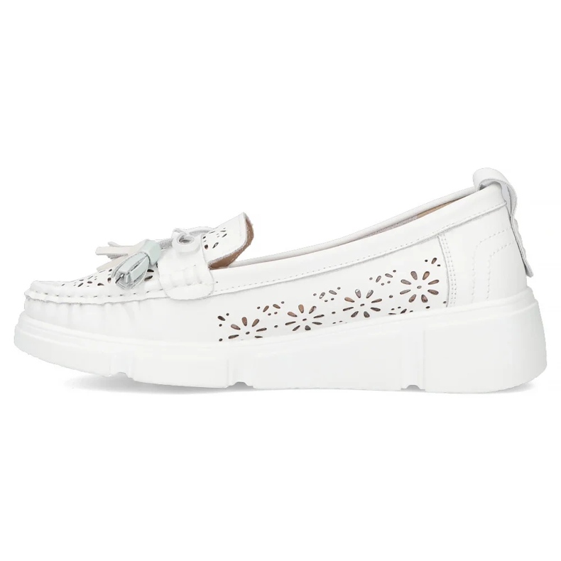 Filippo DP6705/25 leather loafers white 1