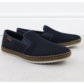 Men's shoes inserted espadrilles navy blue rieker b5265-14 1 Men's shoes inserted espadrilles navy blue rieker b5265-14 1