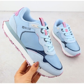Women's sports shoes blue big star rr274236 1