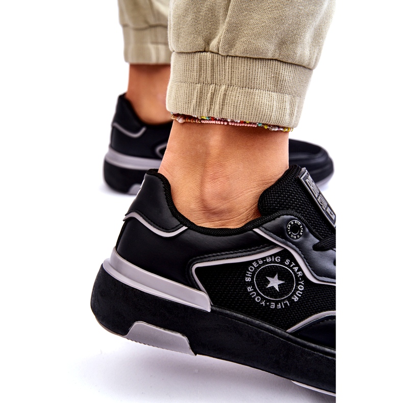 Women's Big Star LL2744443 Black-Share sports shoes 3