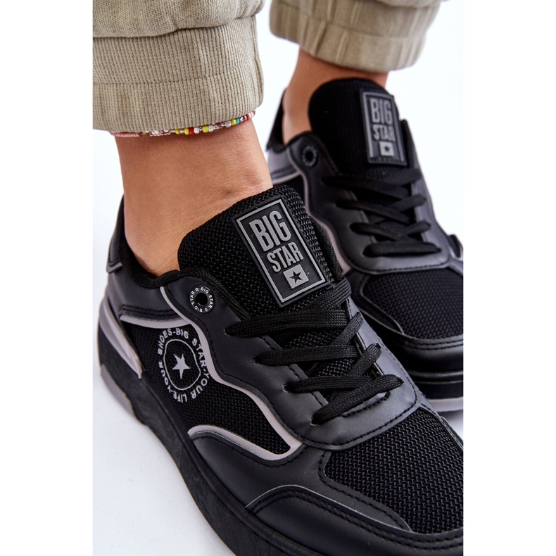 Women's Big Star LL2744443 Black-Share sports shoes 1