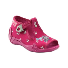 Befado children's shoes slippers 213p102 pink grey 1
