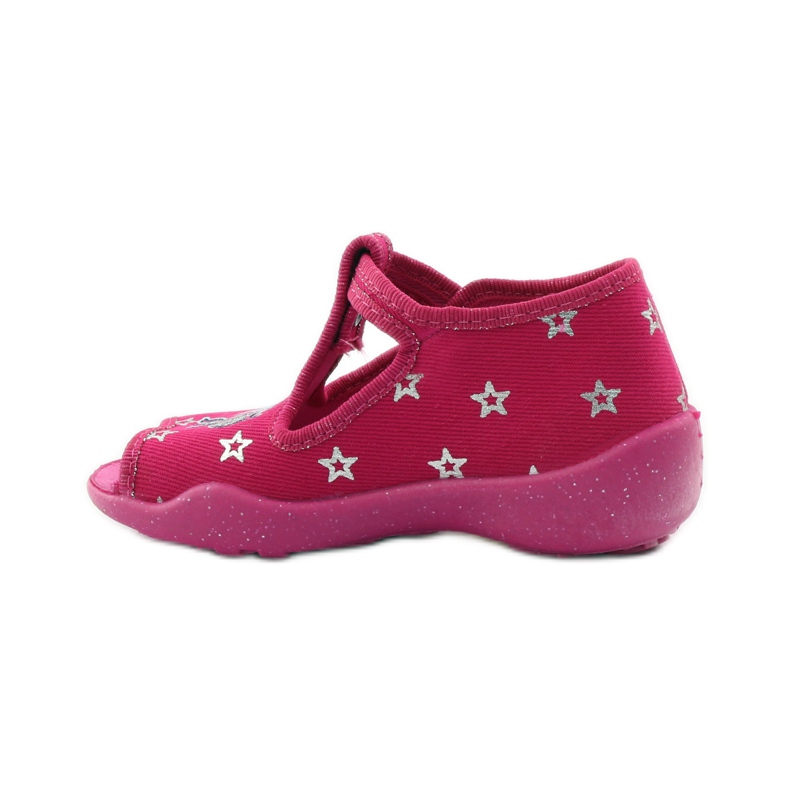 Befado children's shoes slippers 213p102 pink grey 2