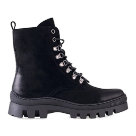 W. Potocki Black suede women's workwear from Potocki 2