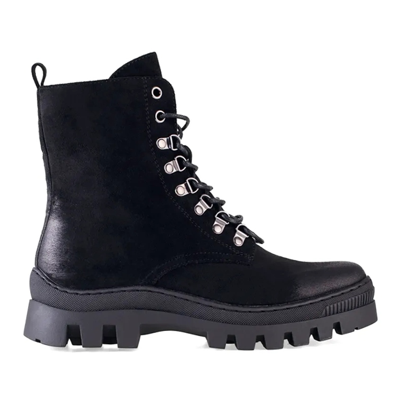 W. Potocki Black suede women's workwear from Potocki 2