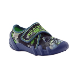 Befado children's shoes slippers sneakers 273x226 navy blue green 1