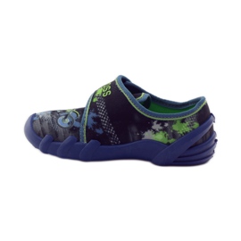 Befado children's shoes slippers sneakers 273x226 navy blue green 2