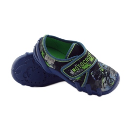 Befado children's shoes slippers sneakers 273x226 navy blue green 3