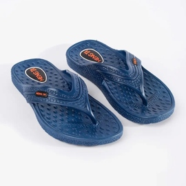 Blue men's flip -flops 1