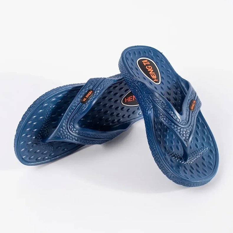 Blue men's flip -flops 2 Blue men's flip -flops 2