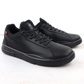 Men's leather sports shoes black mcarthur mc19 1 Men's leather sports shoes black mcarthur mc19 1