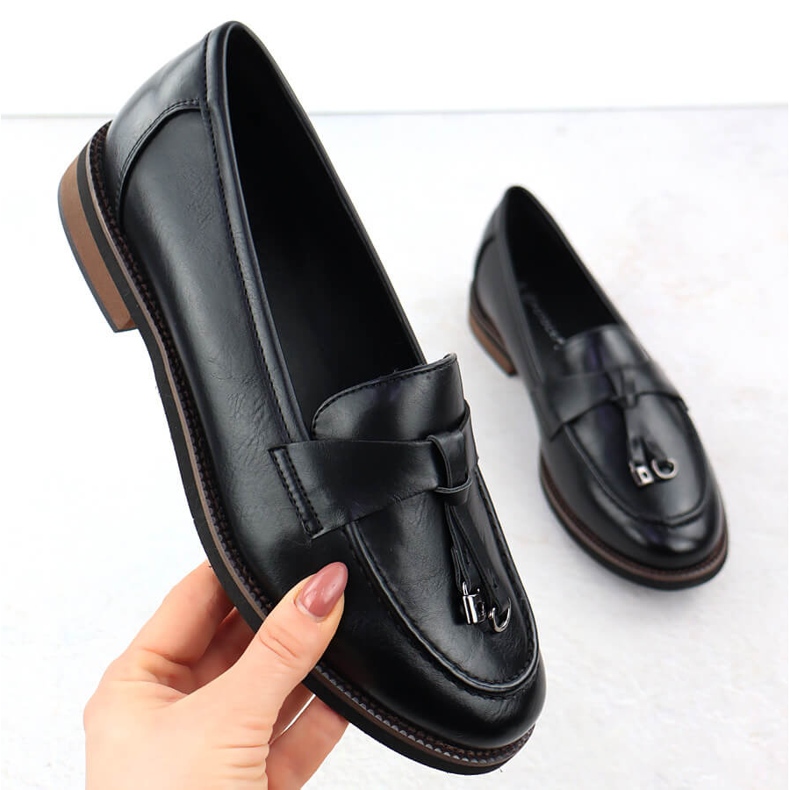 Shoes women's loafers Lordy black potocki sz12627 1