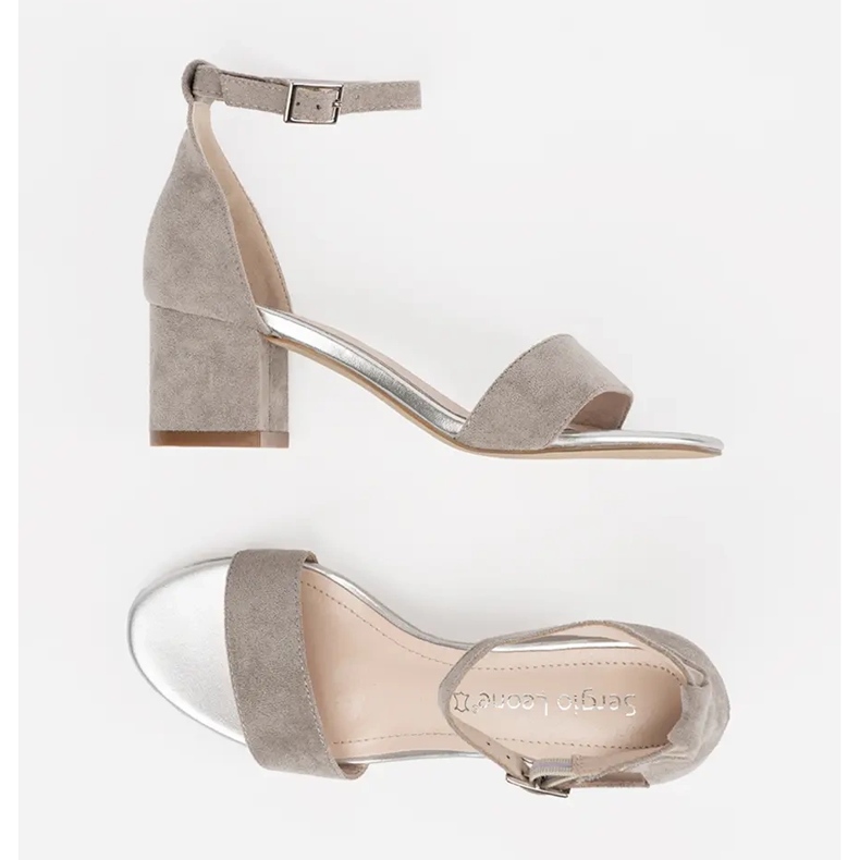 Sandals on the post of Sergio Leone grey 1