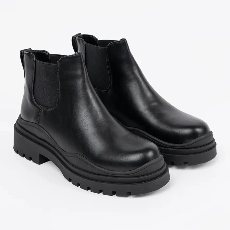 Shelovet women's ankle boots on the platform beige 2