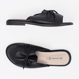 Goodin Black flaps with a bow 1