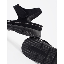 Goodin Black women's sandals with an ornament 1 Goodin Black women's sandals with an ornament 1