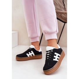 Women's Platform Sneakers Black 2