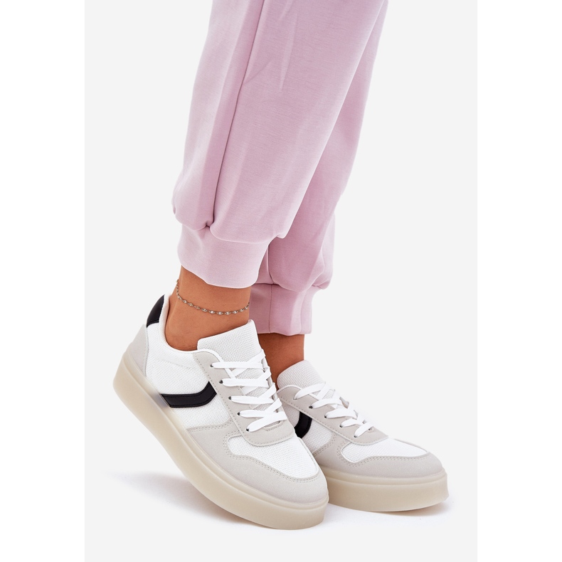 Low Women's Sneakers On The Platform White 1