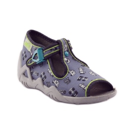 Befado slippers 217p092 chasers green grey black white 1