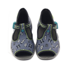 Befado slippers 217p092 chasers green grey black white 4