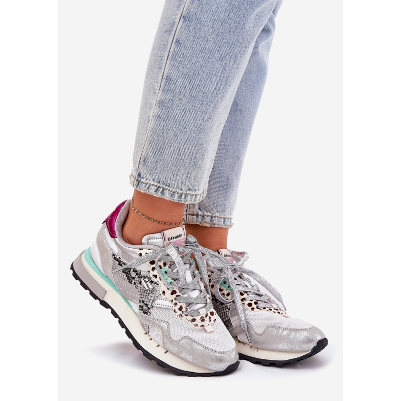Sneakers women's sports shoes D.Franklin dfsh378006 silver 1 Sneakers women's sports shoes D.Franklin dfsh378006 silver 1
