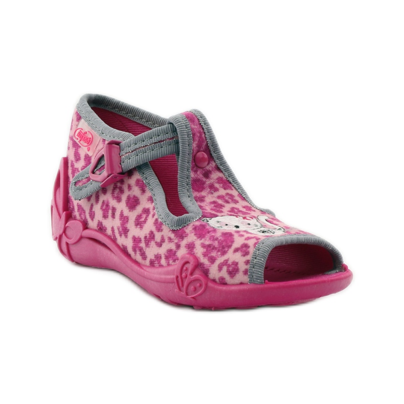 Panther slippers Befado 213P100 kitty pink 1
