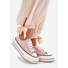 Women's Big Star NN274207 pink sneakers 1