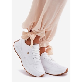 Lightweight women's sports shoes big star rr274629 hi-Polish white system 1