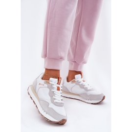Women's suede women's sports shoes big star rr274235 hi-Polish beige system 2