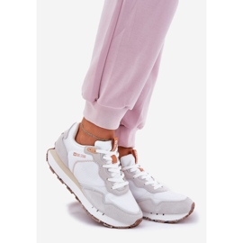 Women's suede women's sports shoes big star rr274235 hi-Polish beige system 1
