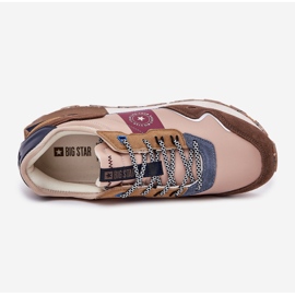 Men's suede sneakers on the Big Star RR174475 Hi-Polish beige system 2