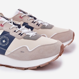 Suede men's sneakers on the Big Star RR174471 Hi-Polish System System platform grey 2