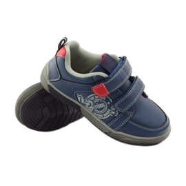 American Club American CA51 Velcro sports sneakers red multicolored grey 3