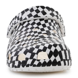 Crocs Classic Warped Checker Clog 211007-103 white 2