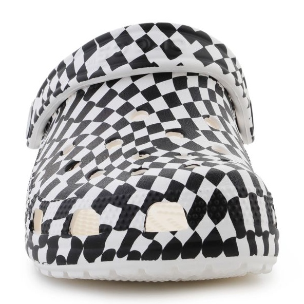 Crocs Classic Warped Checker Clog 211007-103 white 2
