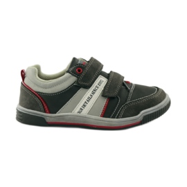 American Club ADI children's sports shoes with Velcro American 152625 gray red grey 1