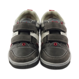 American Club ADI children's sports shoes with Velcro American 152625 gray red grey 4 American Club ADI children's sports shoes with Velcro American 152625 gray red grey 4