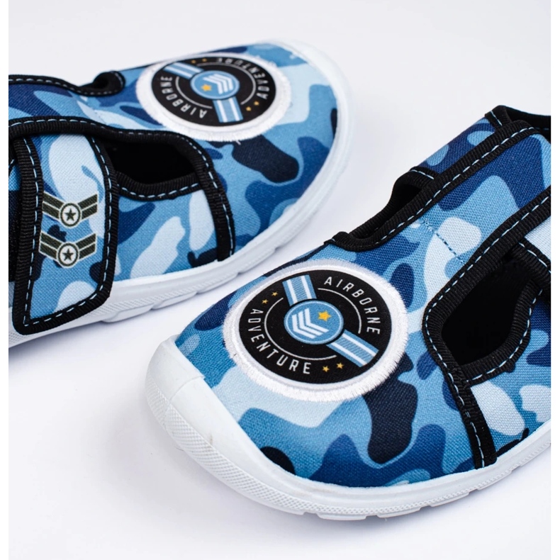 SHELOVET Camo blue sneakers with velcro 3F 2 SHELOVET Camo blue sneakers with velcro 3F 2