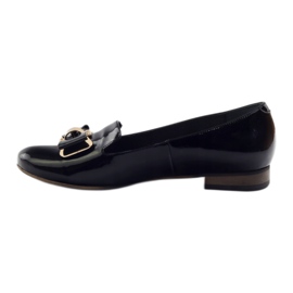 Pumps for women Kotyl 3404 black gold 2