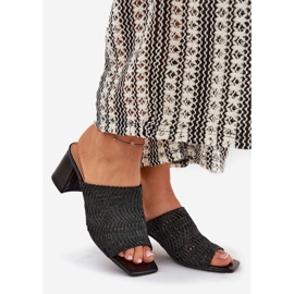 Women's flip flops with black heels 1 Women's flip flops with black heels 1