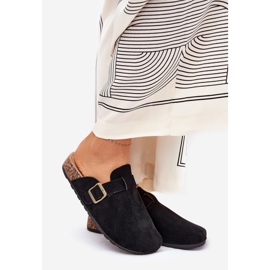 Slippers women's and on the platform with black clamp 1